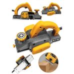 Steiner Germany Technology 3400 Watt Bakır Sargılı Metal Şanzıman Çift Bıçaklı Planya Rende Makinesi Sarı