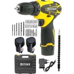 Steiner Germany Technology 36 V SJS Çift Metal Şanzıman Çift Akülü Şarjlı Vidalama Sarı 24 Parça Matkap