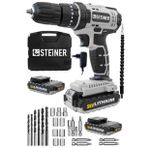 Steiner Germany Technology 58 V 5 Ah Metal Şanzıman Çift Lithium Akü Şarjlı Vidalama Matkap + Set