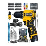 Steiner Pro Çelik Özel Seri Darbeli 84 Parça Kömürsüz Güçlendirilmiş Motor Şarjlı Armut Batarya Matkap