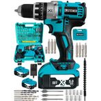 Steiner Steiner Germany Technology Darbeli 58 V 5 Ah Mavi XR Li-Ion Çift Akülü Şarjlı Vidalama Matkap Pro Set