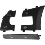 Steldalar 5G0959442 Araba Direksiyon Simidi Sol Çok Işlevli Düğme Kılıfı Vw Tiguan Golf 7 7.5 Jetta Arteon Troc R-Line Gtı Glı (Yurt Dışından) - Siyah