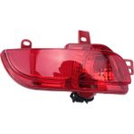 Steldalar 6350HA Peugeot 206 207 Için Soldaki Ampul ile Araba Arka Tampon Işık Ters Kuyruk Sis Lambası Reflektör (Yurt Dışından) - Siyah