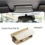 Steldalar Araba Güneş Gözlüğü Gözlük Tutucu Kutusu Vw Golf Mk5 Mk6 Tiguan Jetta Mk5 Passat B6 Sharan Skoda Seat 1KD868837,B (Yurt Dışından) - Siyah