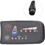 Steldalar S810 E-Bisiklet Metre LED Ekran 48 V IP65 Uart Protokolü Elektrikli Bisiklet Için Elektrikli Bisiklet Metre 6pın (Yurt Dışından) - Bisiklet Yedek Parça