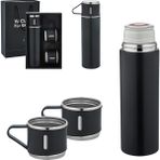 Stell Outdoor Portatif Bardak Paslanmaz Çelik Termos Bardak Seti - 500 ml - Siyah