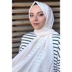 Stella Akrobat Pamuklu Şal Kırık Beyaz