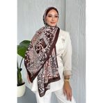 Stella Eşarp Patch Etnik Desenli Renkli Soft Pamuk Şal
