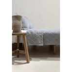 Stella Lacivert Çift Kişilik Baklava Desenli Yatak Örtüsü 230x250 2 Yastık 50x70 5030 - 230 x 250 cm