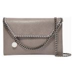 Stella Mccartney Falabella Shaggy Deer Vegan Deri, Lüks Omuz Çantası, Sürdürülebilir Tasarım - Gri
