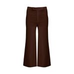 STELLA PULVIS Kahverengi Yüksek Bel Culotte Pantolon
