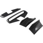 Stellar3 Araba Ön Tampon Yan Ayırıcı Spoiler Kanatçıklar Hava Bıçağı Trim Bmw 4 Serisi G22 G23 M Sport 2020+ Karbon Fiber (Yurt Dışından) - Renkli