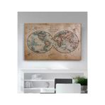StellaStore Dünya Haritası Kanvas Tablo, 20 x 30 mmc150