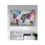 StellaStore Dünya Haritası Kanvas Tablo,50 X 70,ugtcR111