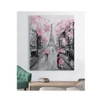 StellaStore Eyfel Kulesi'Nde Romantik Sevgili Kanvas Tablo,50 X 70,gfp175