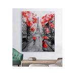 StellaStore Eyfel Kulesi'Nde Romantik Sevgili Kanvas Tablo,60 X 90,ugtcR176