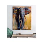 StellaStore Fil (Hayvanlar Alemi) Kanvas Tablo, 20 x 30