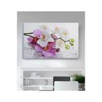 StellaStore Islak Cam Üzerinde Orkide Kanvas Tablo, 20 x 30