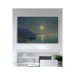 StellaStore Ivan Aivazovsky Mehtapta Yelkenliler Işıklı Tablo, 70 x 100