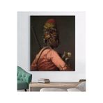 StellaStore Jean Leon Gerome Kara Başi Bazuk Kanvas Tablo, 30 x 40
