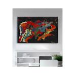 StellaStore Karel Appel Soyut Kırmızı Işıklı Tablo, 40 x 60