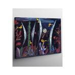 StellaStore Klee Pau Sarı Kuşlar Ile Manzara Kanvas Tablo, 50 x 70
