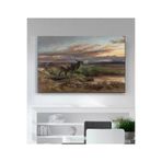 StellaStore Rosa Bonheur Geyiğin Bağırışı Kanvas Tablo, 50 x 70
