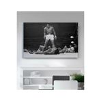 StellaStore Siyah Beyaz Muhammed Ali Hd Baskı Kanvas Tablo,60 X 90