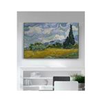 StellaStore Vincent Van Gogh Selvi Ağaçlı Buğday Tarlası, 100 x 140