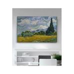 StellaStore Vincent Van Gogh Selvi Ağaçlı Buğday Tarlası, 50 x 70