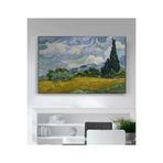 StellaStore Vincent Van Gogh Selvi Ağaçlı Buğday Tarlası, 60 x 90