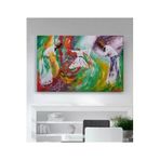 StellaStore Yağlı Boya Görünümlü Semazenler Kanvas Tablo, 30 x 40