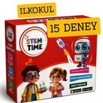 Stem Time İlkokul Deney Seti Kutu İçeriği (15 Deney)