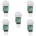 Stemedu HC-SR312 AM312 Mini PIR Hareket Sensörü İç Mekan İnsan Algılama Modülü Piroelektrik Kızılötesi Ar-duino Raspberry Pi için Mesafe Dedektörü (5'li Paket)