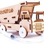Stemist Box Eğitici Ahşap Zeka Geliştirici Oyuncak Robotik Kodlama HİDROLİK KAMYON