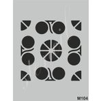 Stencil Boyama Şablonu 15x20 cm. M104