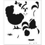 Stencil Sarayi Boyama Şablon 3 Boyutlu - 5007 - 40X60