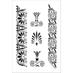 Stencil Sarayi Boyama Şablon Bordür - 4154 - 20X30