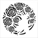Stencil Sarayi Boyama Şablon Çiçek ve Meyve - 1319 - ÇİÇEK VE MEYVE