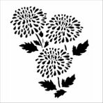 Stencil Sarayi Boyama Şablon Çiçek ve Meyve - 8113 - 60X60