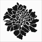 Stencil Sarayi Boyama Şablon Çiçek ve Meyve - 8254 - 50X50