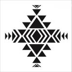 Stencil Sarayi Boyama Şablon Damask Çini Mandala - 1137 - 60X60