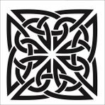 Stencil Sarayi Boyama Şablon Damask Çini Mandala - 1168 - 30X30
