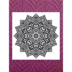 Stencil Sarayi Boyama Şablon Damask Çini Mandala - 2019 Ölçü 60X60