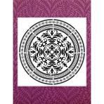 Stencil Sarayi Boyama Şablon Damask Çini Mandala - 2020 Ölçü 80X80