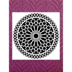 Stencil Sarayi Boyama Şablon Damask Çini Mandala - 2101 Ölçü 80X80