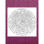 Stencil Sarayi Boyama Şablon Damask Çini Mandala - 2223 Ölçü 80X80