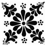 Stencil Sarayi Boyama Şablon Damask Çini Mandala - 4014 - 50X50