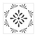 Stencil Sarayi Boyama Şablon Damask Çini Mandala - 4040 - 30X30