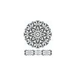 Stencil Sarayi Boyama Şablon Damask Çini Mandala -4119 - 80X100